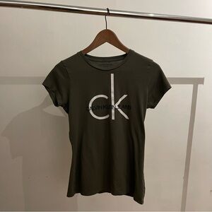 Calvin Klein Jeans Dark Green Short Sleeve Tee